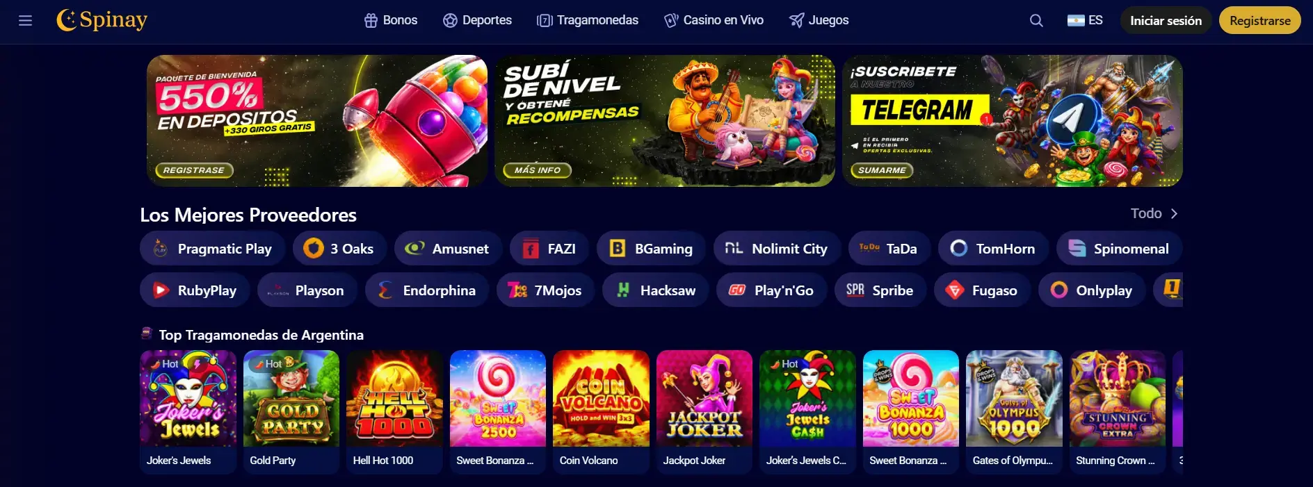 Spinay Casino – Casino online, juegos, bonos y experiencia móvil image 1