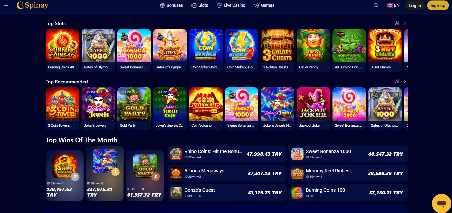 Spinay Casino – Casino online, juegos, bonos y experiencia móvil image 3
